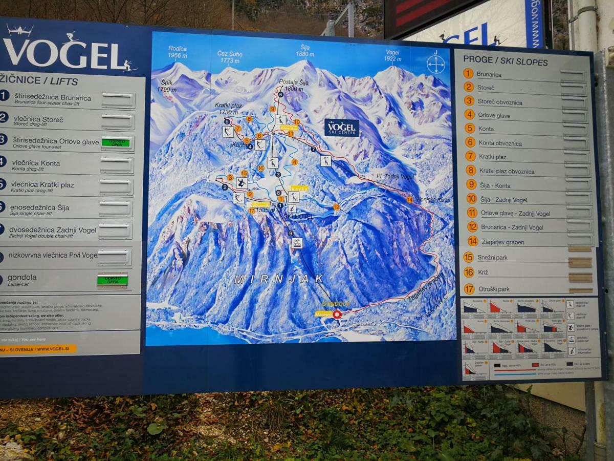 Planika B&M Leilighet Bohinj Eksteriør bilde